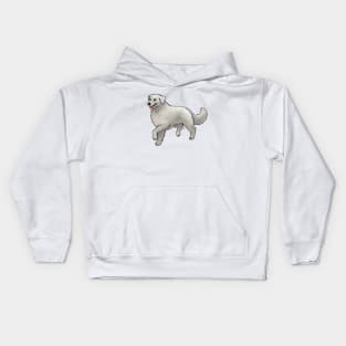 Dog - Kuvasz - Tan Kids Hoodie